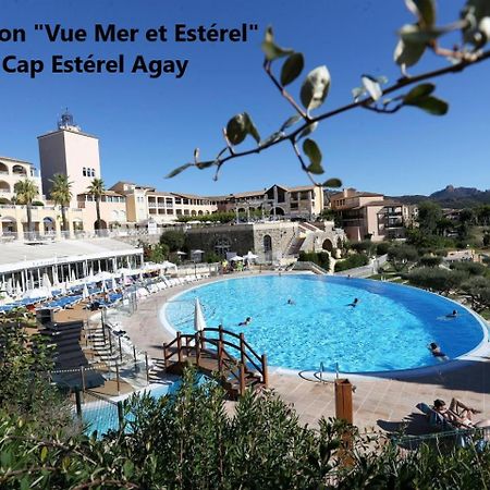 Appartement Location Vue MER et ESTEREL, Cap Estérel Agay-Saint Raphaël, T2, piscines, parking, wifi Extérieur photo